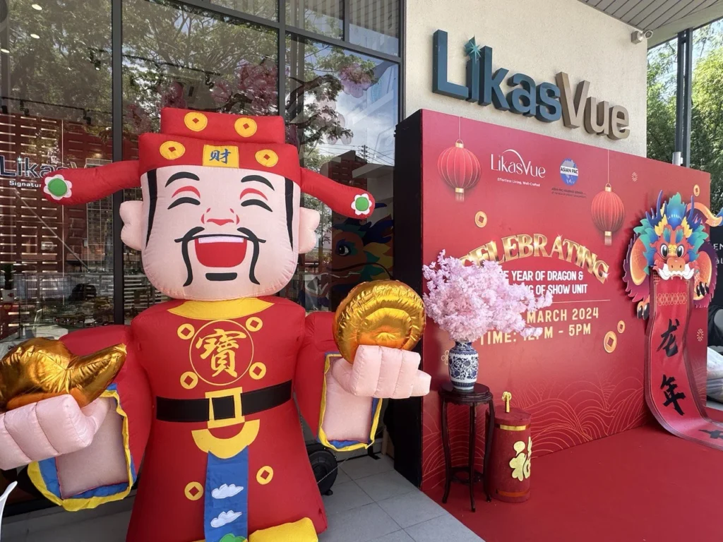 LikasVue CNY Celebration 2024 & A1 Show Unit Launching 2 LikasVue Sales Gallery celebrating Chinese New Year