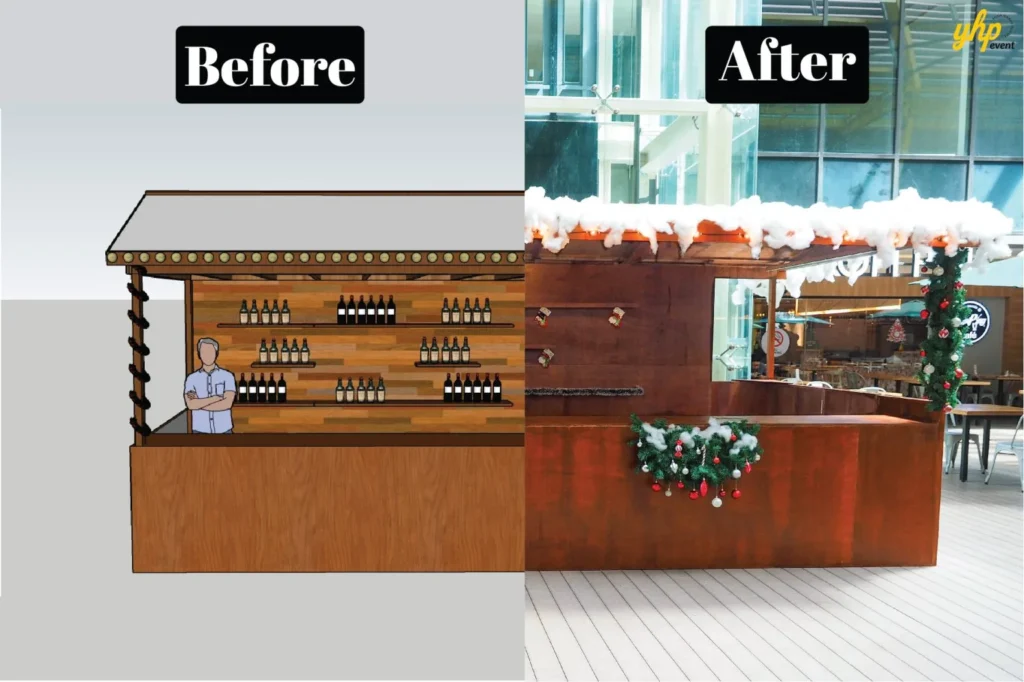 Riverson - Christmas & Lunar New Year Decoration 2 Riverson Before After Christmas Facebook Artboard