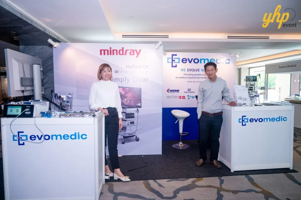 Exploring Advancements in Surgical Care: Highlights from the Sabah Surgical Conference 4 Healthcare technology display by Evomedic during the Sabah Surgical Conference 2023 at Hilton Hotel Kota Kinabalu