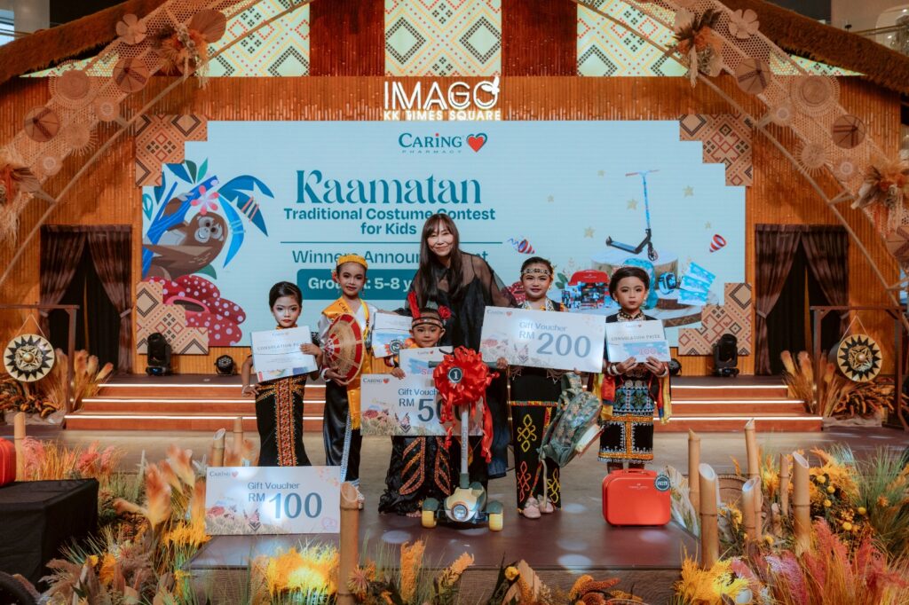 Caring Pharmacy Kids Kaamatan Traditional Costume Contest at Imago Shopping Mall, Kota Kinabalu 7 Caring Pharmacy Kaamatan Costume Contest for kids winner 2026